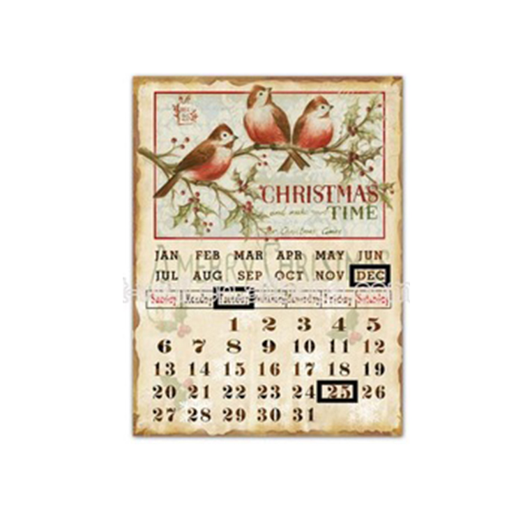 Wholesale Custom Shape Printed Calendar Embossed Plaque Blank Plaques