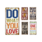 Hot Sale Decorative Wooden Wall Hanging Plaque Support Custom Color Slogans