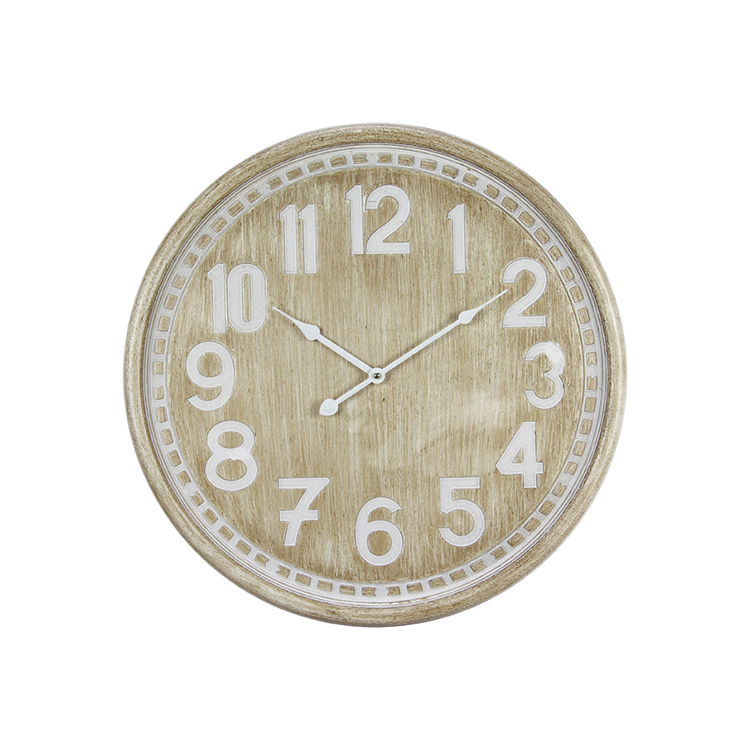 Custom Made Creative Items Wood Frame Wall Clock for Home