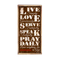 European Style Home Decor Flower Wall Hanging Wood Plaque