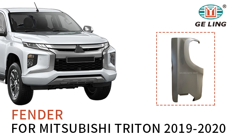 Rear Side Fender For Mitsubishi L200 Triton 2019 Parafango posteriore per Mitsubishi L200 Triton 2019