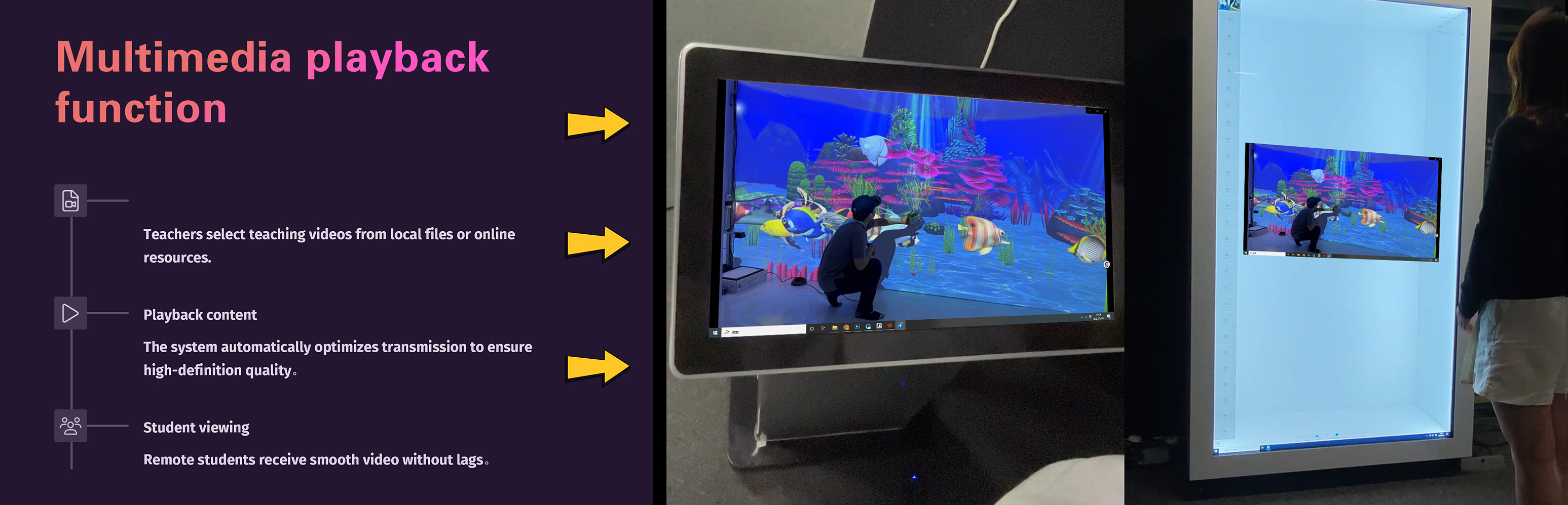 multimedia playback - holobox تشغيل الوسائط المتعددة - هولوبوكس