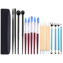 19pcs Clay and Pottery Embossing Tool Kit