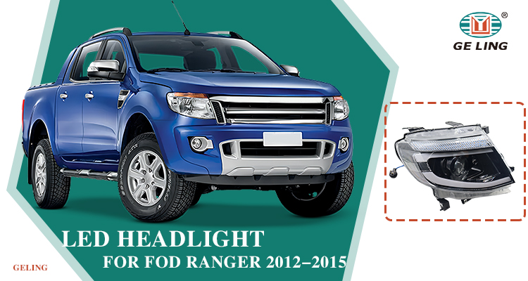 Ford Ranger T6 Pickup 2012-2015 Led Head Lamp Lampada frontale a LED Ford Ranger T6 Pickup 2012-2015