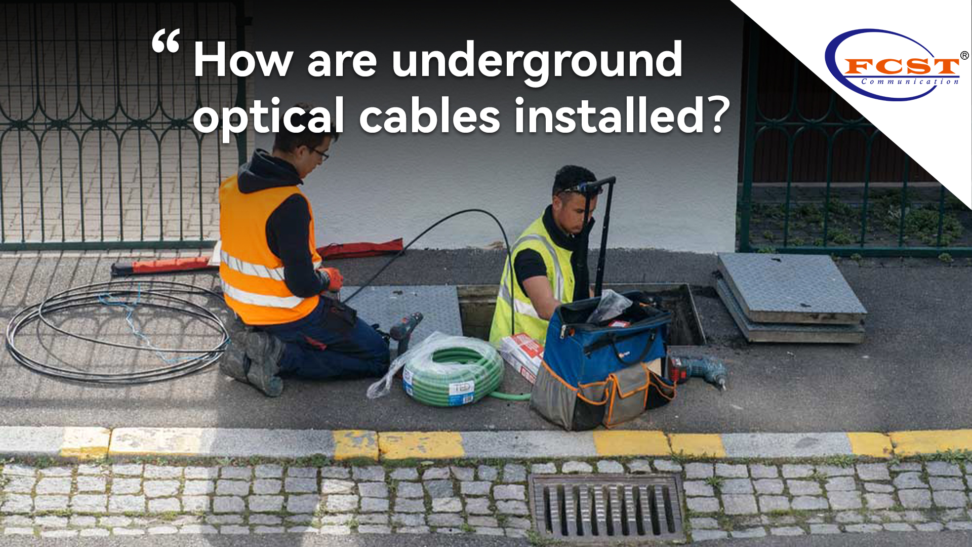 Comment les câbles optiques souterrains sont-ils installés?