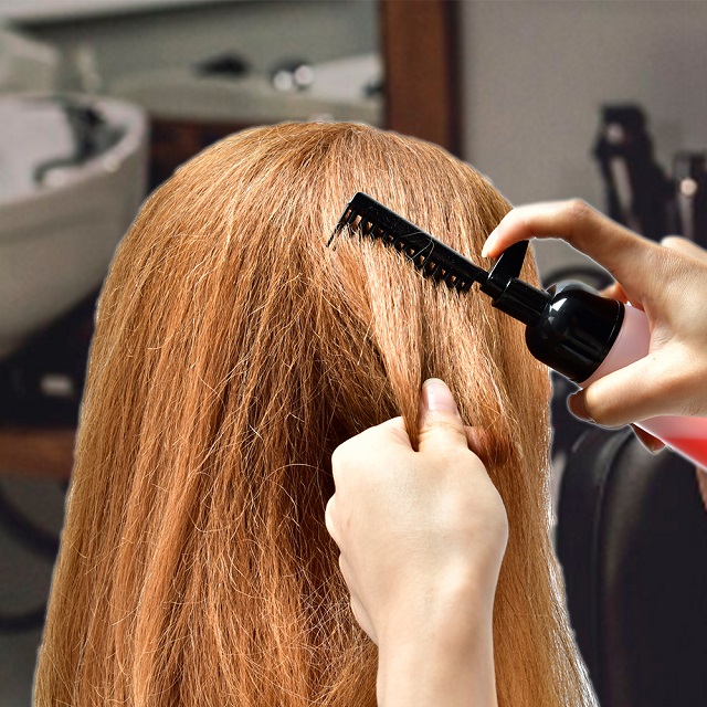 Hair Care Dye Comb Applicator With Brush Applicator Haarpflege-Farbkamm-Applikator mit Pinsel-Applikator
