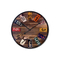 Original Decorative Wall Clock Round Vintage Wall Clock Colourful French Country Style Paris Creative Wooden Wall Clock