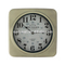35.5x35.5 x 6.5cm Ivory Yellow Square Shabby Chic Vintage Clock