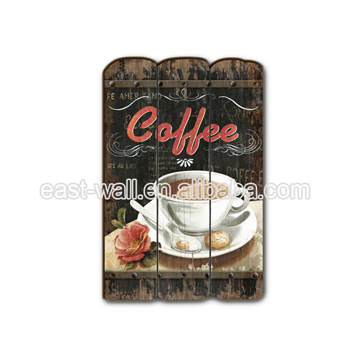 Custom Printing Logo Antique Style Wholesale Wooden Signs With Sayings
