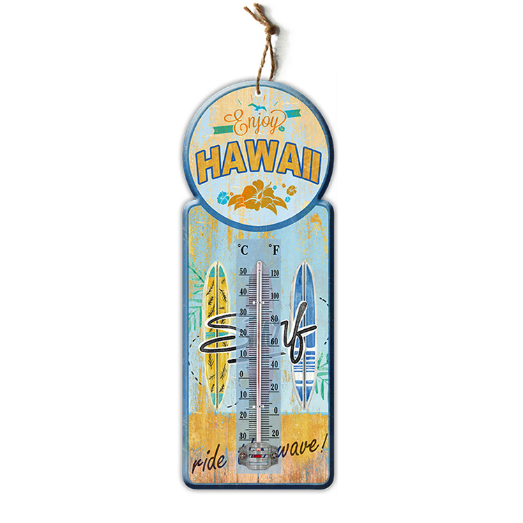 Popular gift indoor decorative room temperature wall thermometer