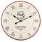 Selling Kettle Pattern Red Edge Antique Minimalistic Sublimation Sun Shaped Wall Clock