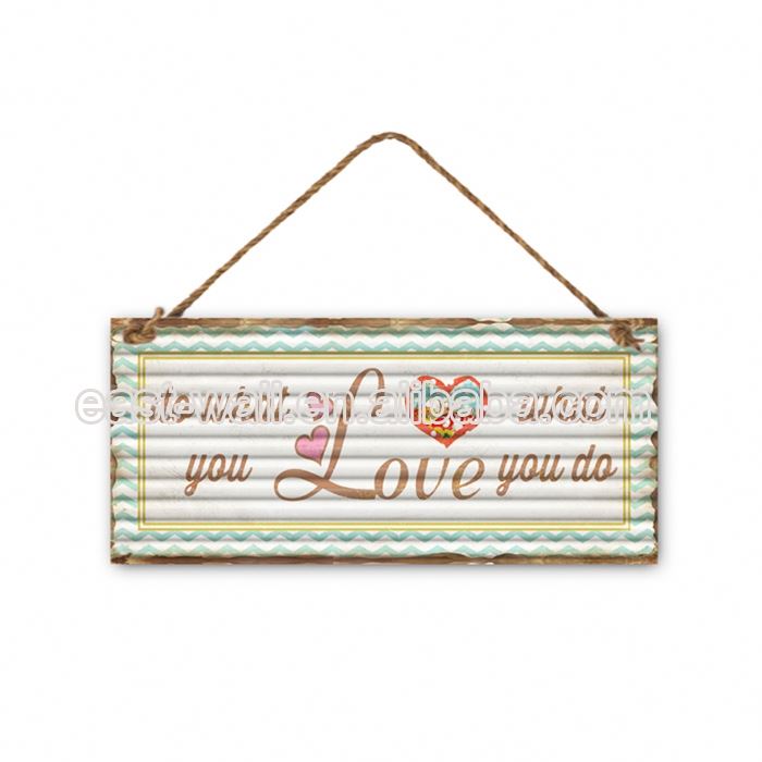 Fashion Design Art Craft Wall Hanging Custom Blank Metal Door Plaques