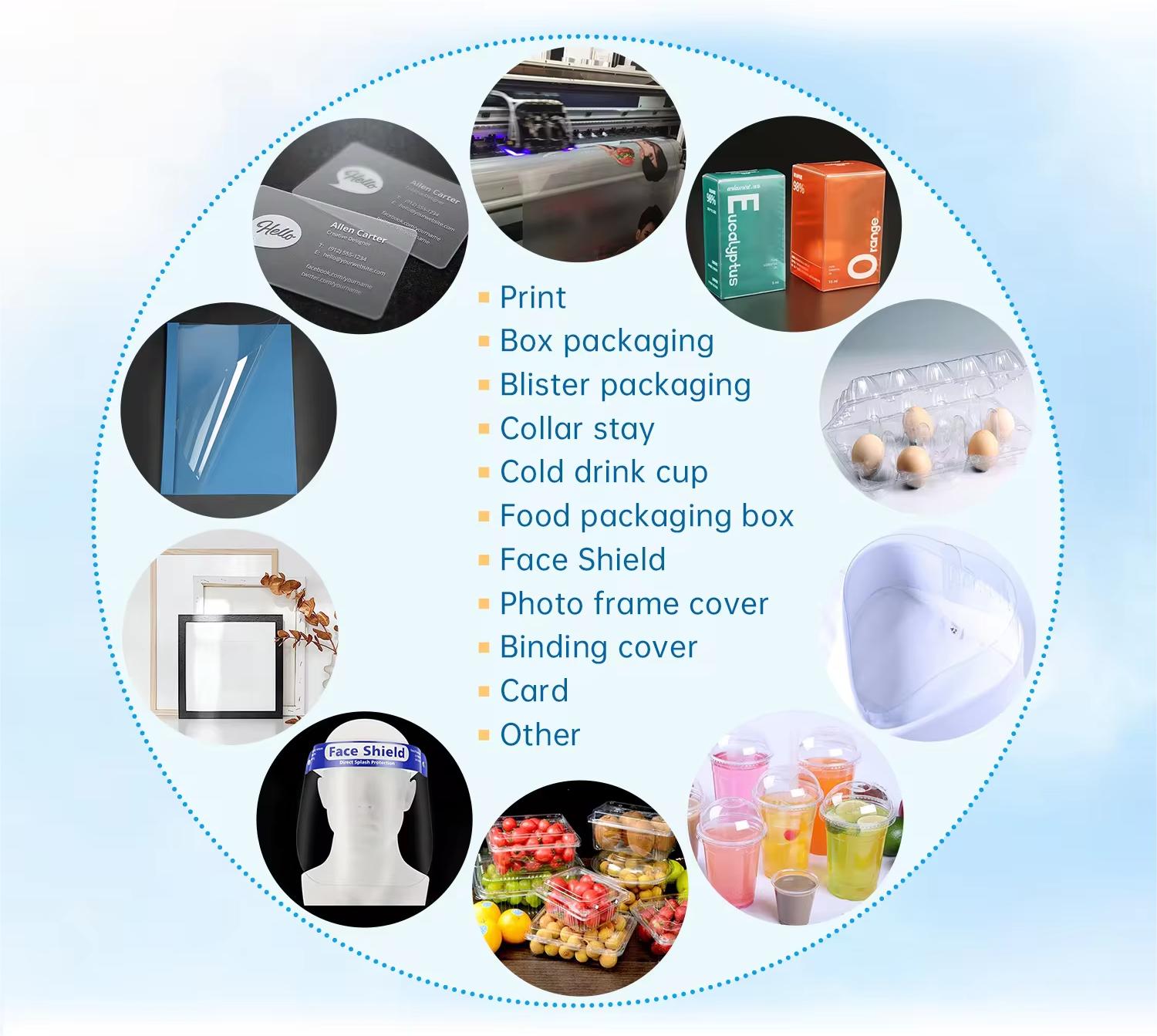 1718783138219 Transparent na recycled RPET packaging sheet production