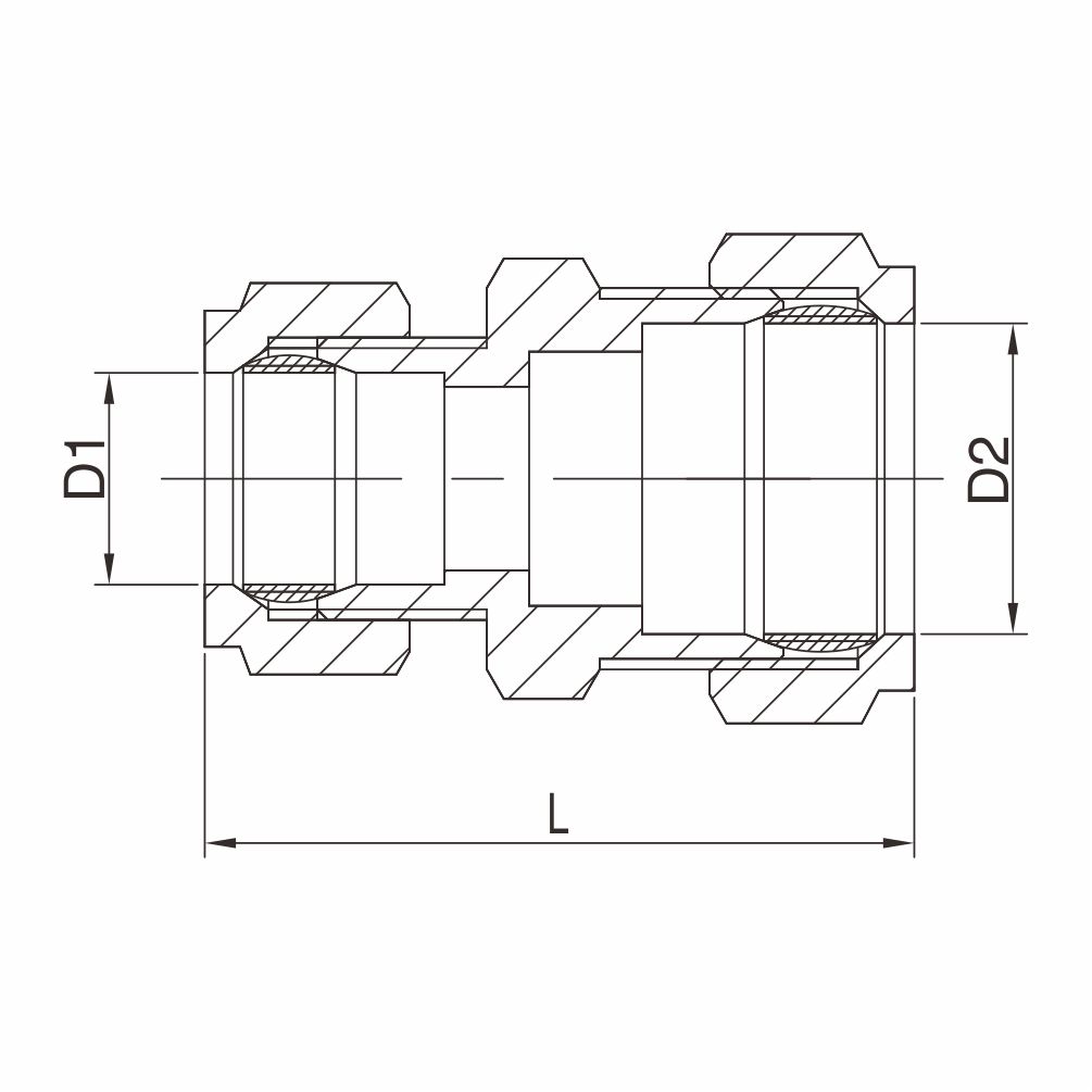 Гніздо - латунний з'єднувач (2)