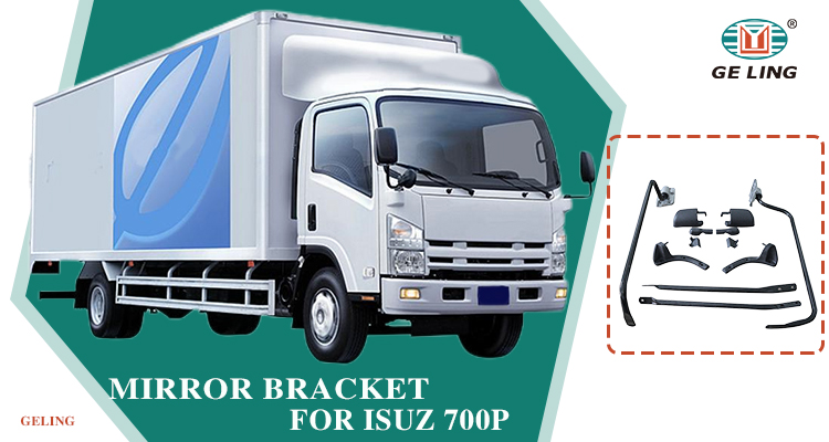 Mirror Bracket Complete For Isuzu 700p Staffa specchietto completa per Isuzu 700p