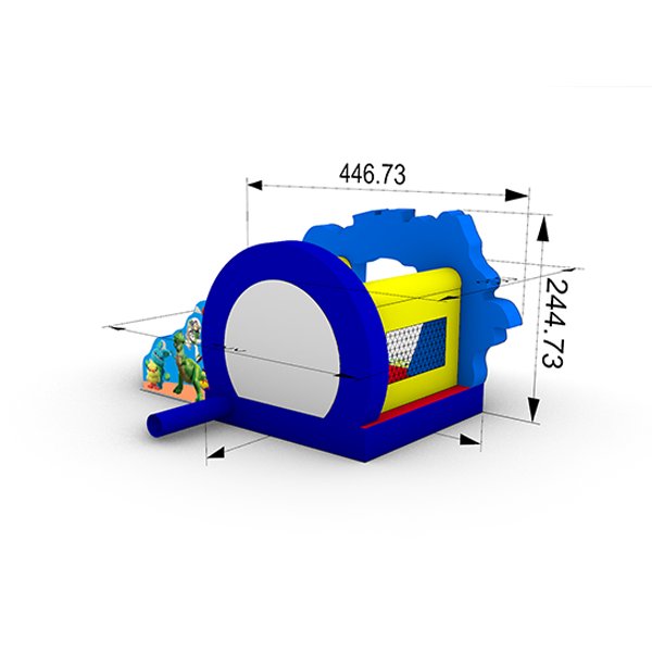 Colorful Toy Story Inflatable Slide Playground for Hire Warehouse Kiralık Depo için Renkli Oyuncak Hikayesi Şişme Kaydırak Oyun Alanı
