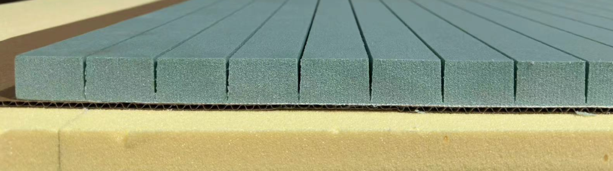 6 ° CNC blade slotted finished PVC foam board 6 ° CNC ブレードスロット付き完成品 PVC フォームボード