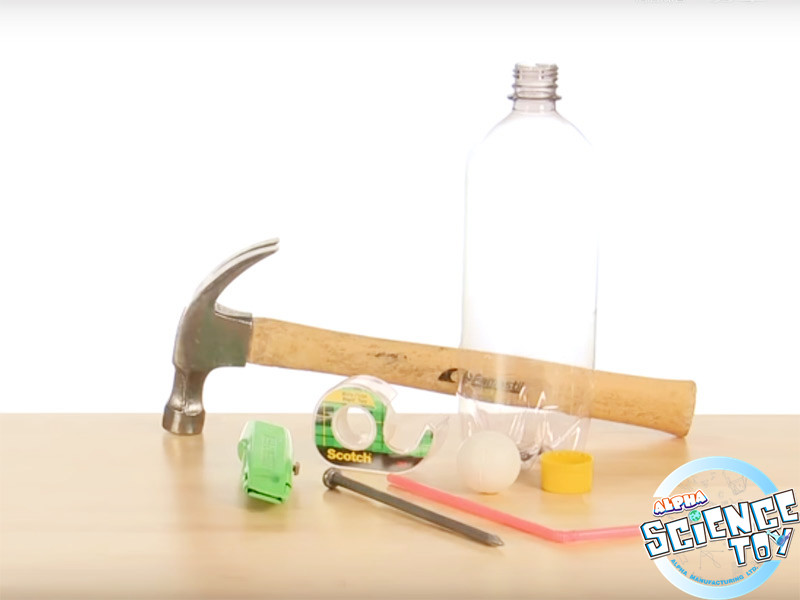 Floating ping-pong ball-cool science experiments for kids