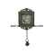 Iron With Painted MDF Antique Wall Clocks With Pendulum