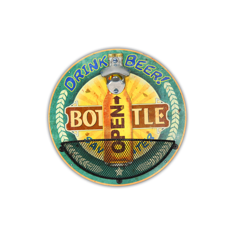 GB75101 Wholesale New Fashion Metal Ring Custom Shape Bottle Opener