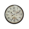 Factory Wholesale Custom Style Home Decorative Metal Frame Glass Cover Wall Clock