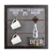 Good Quality Custom Design MDF Wall Hanging Plaque Bottle Opener with Hooks