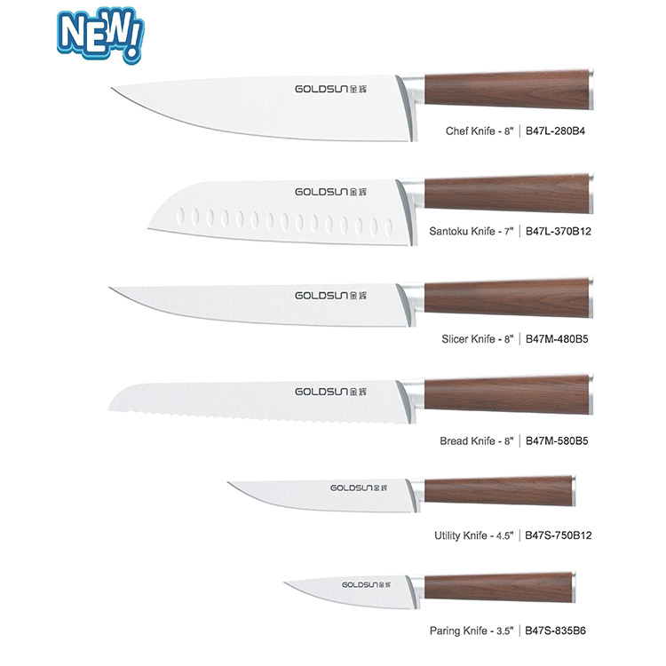 birchwood handle with finger protector design バーチウッドハンドル、フィンガープロテクターデザイン
