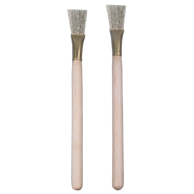Clay Tool Wooden Handle Steel Brush