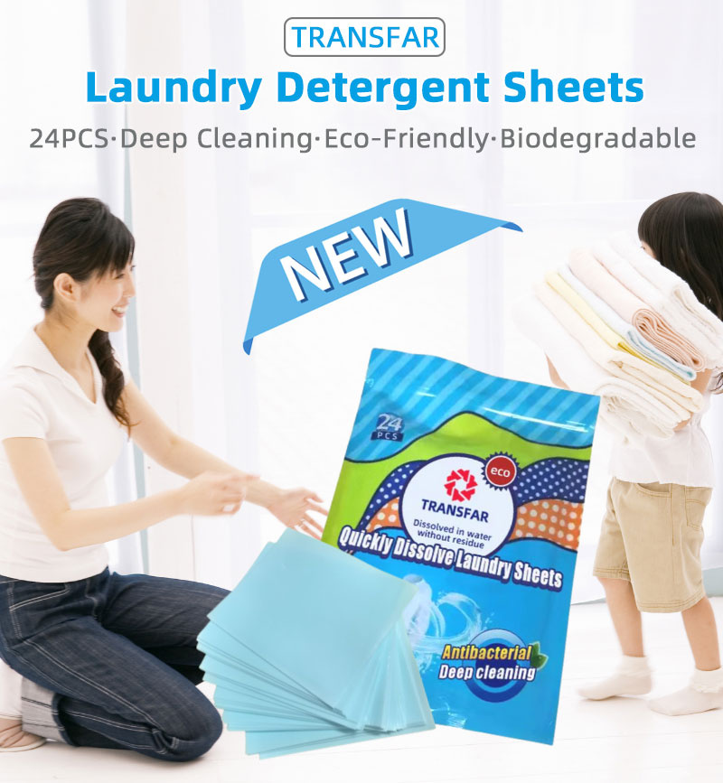 Laundry Detergent Sheets OEM Service Tvättmedelsark OEM-service