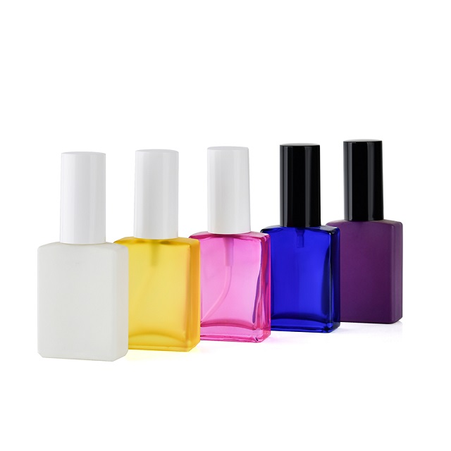 square Rectangle Glass Perfume Mist Spray Bottle quadratische, rechteckige Parfümnebel-Sprühflasche aus Glas
