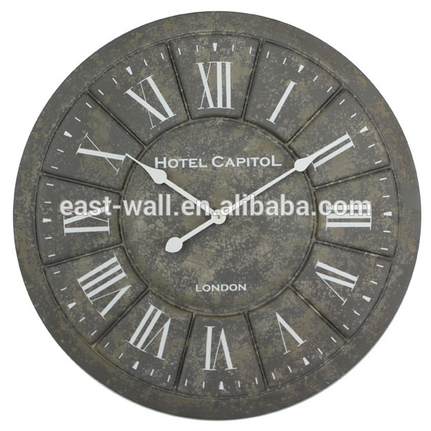 Hot Sell New Design Custom Made Iron Decorative Wall Clock