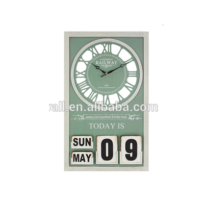 Custom-Acrylic Calendar Wall Clock Home Furniture Clock On The Wall