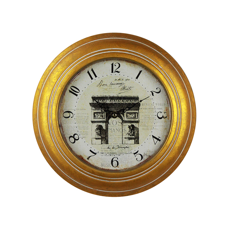 Decorative Roman Numerals Modern Design Retro Wall Iron Decorative Clock