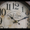 Small Round Wall Clock Promotional Price Home Decoration MDF Vintage Hanging Clock