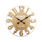 Living Room Decoration Home Decorative Wooden Round Antique Wall Clock