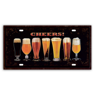 Hot selling decoration art craft signs tin signs wall plaque for bar decor