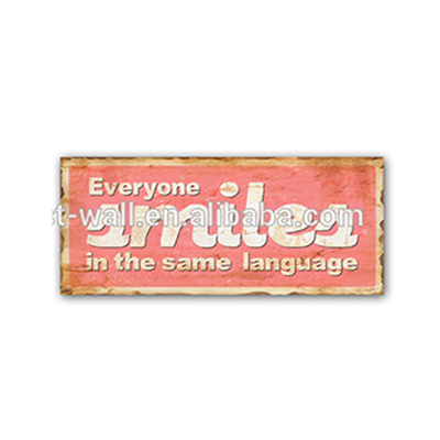 Customization Wall Plaque Metal Signs Wholesale Buy Bulk Wall Hanging Smile