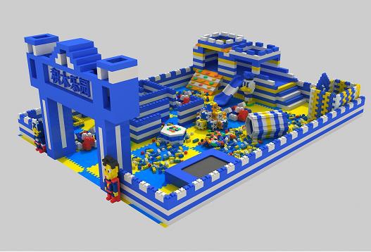 Diseño de parque infantil con bloques de construcción EPP 2