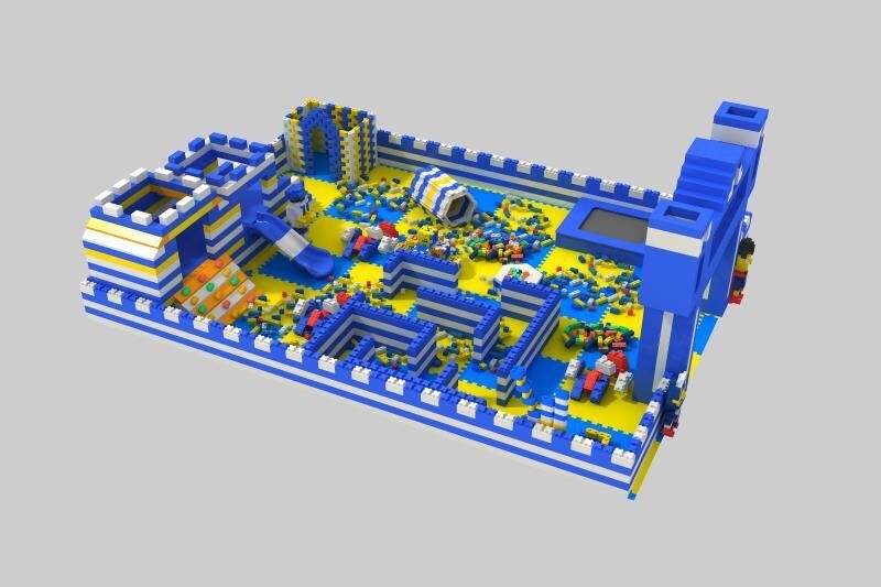Diseño de parque infantil de bloques de construcción EPP 3