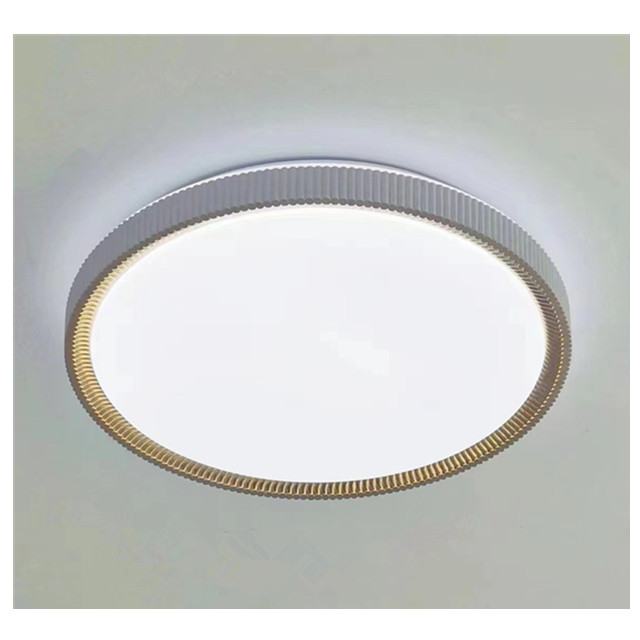 New LED circle ceiling lamps with colorful trim