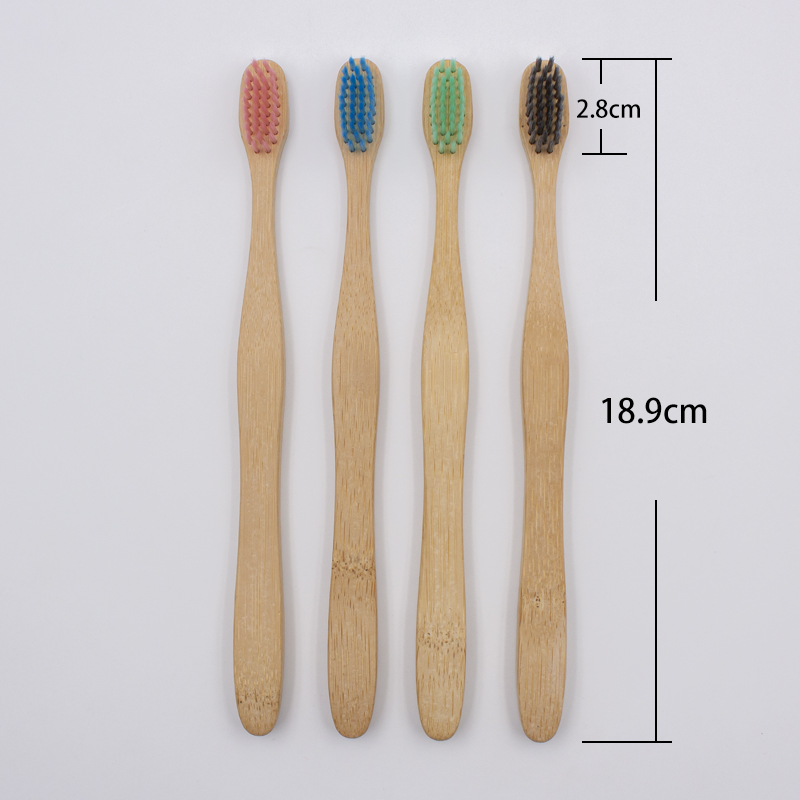 Cepillo de dientes de bambú Wave Shape