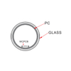 LED T8 Glass tube ECG & Universal