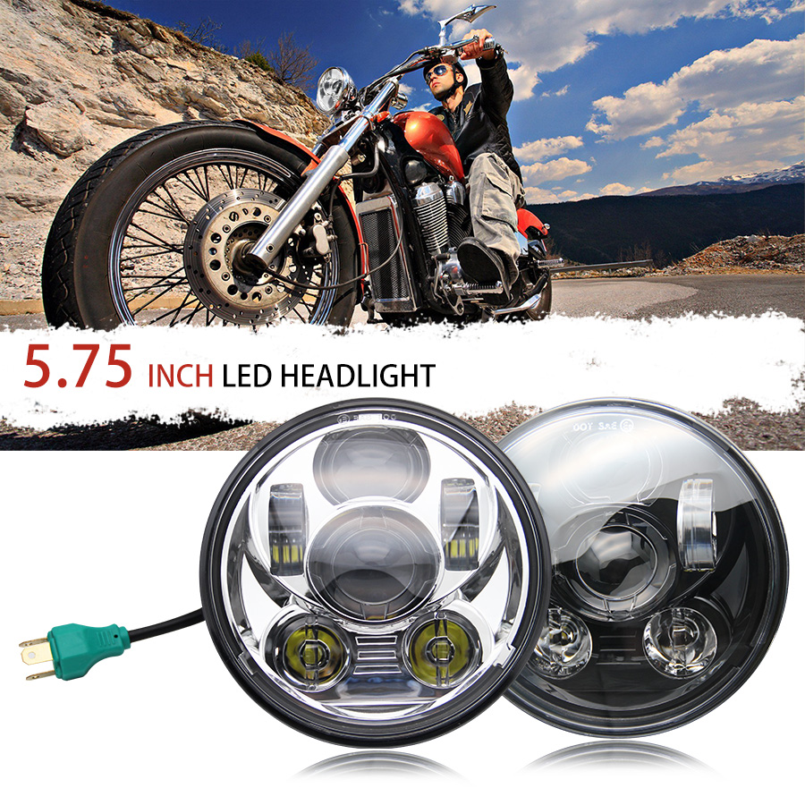 50W30W 5.75 Inch Led Headlight DOT for Harley JG-M003D 6 details