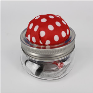 Sewing Short Glass Bottle 13704