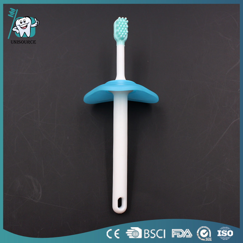 Cepillo de dientes de silicona con forma de paraguas