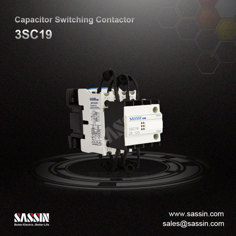 3SC19, contactores para conmutación de condensadores