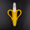Brosse à dents en silicone de forme banane pour enfants
