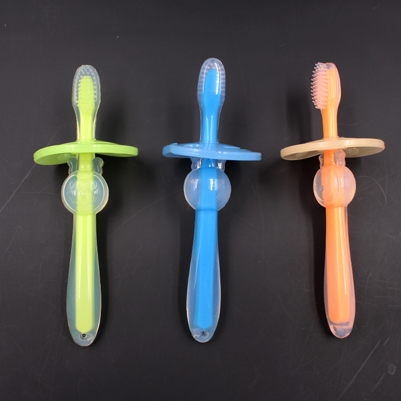 Cepillo de dientes de silicona para niños