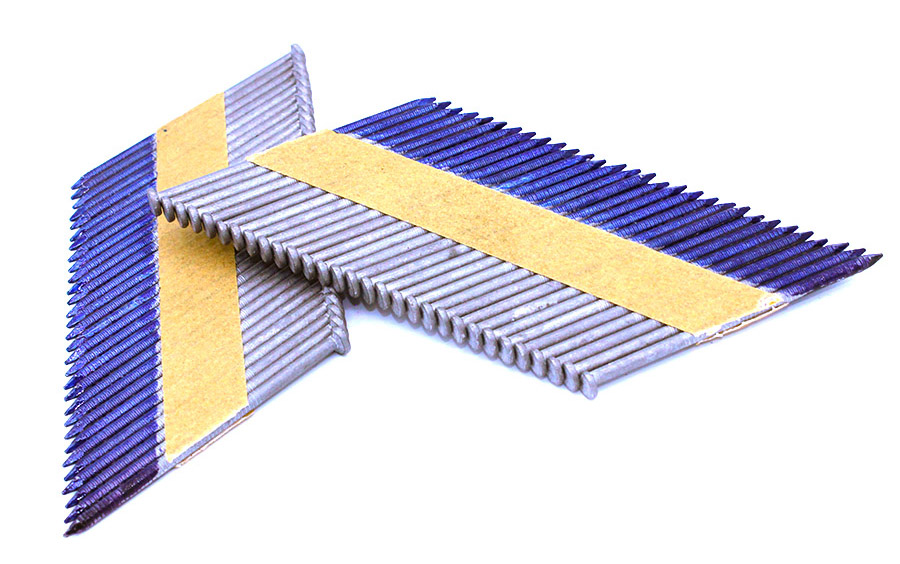 33 Degree Clipped Head Paper Collated Framing Nails Цвікі для драўляных канструкцый з абрэзанай галоўкай пад кутом 33 градусаў