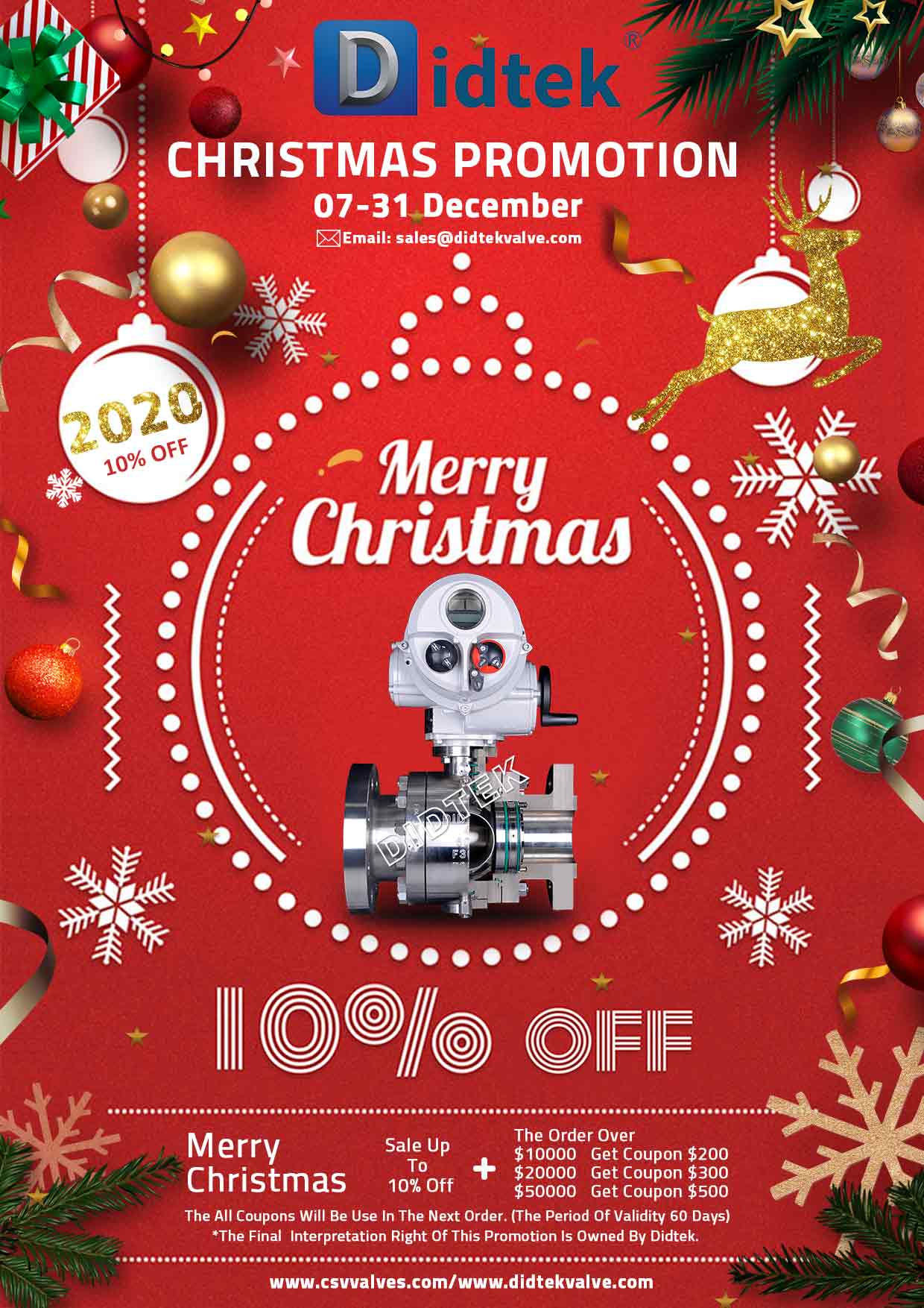 Didtek Merry Christmas Promotion